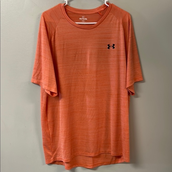 Under Armour Orange Short Sleeve Performance Tee - Picture 1 of 4